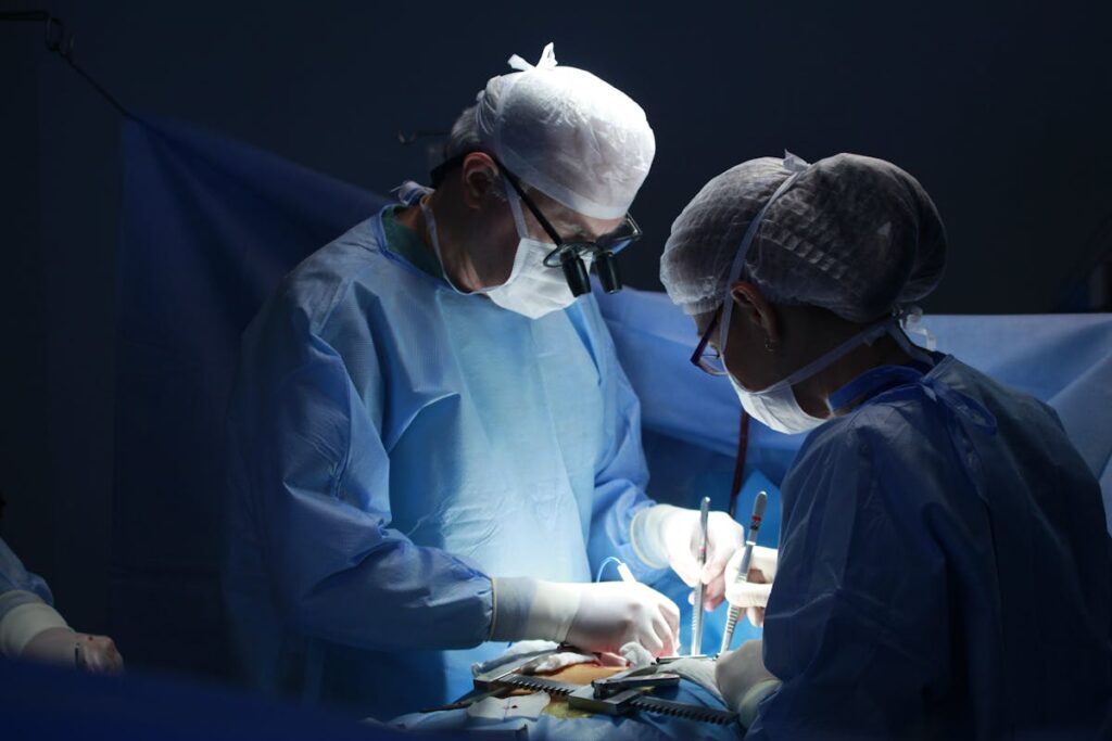 Surgeons During Operation